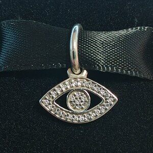 Authentic Pandora Retired Symbol of Insight Eye CZ Dangle Charm 791349CZ